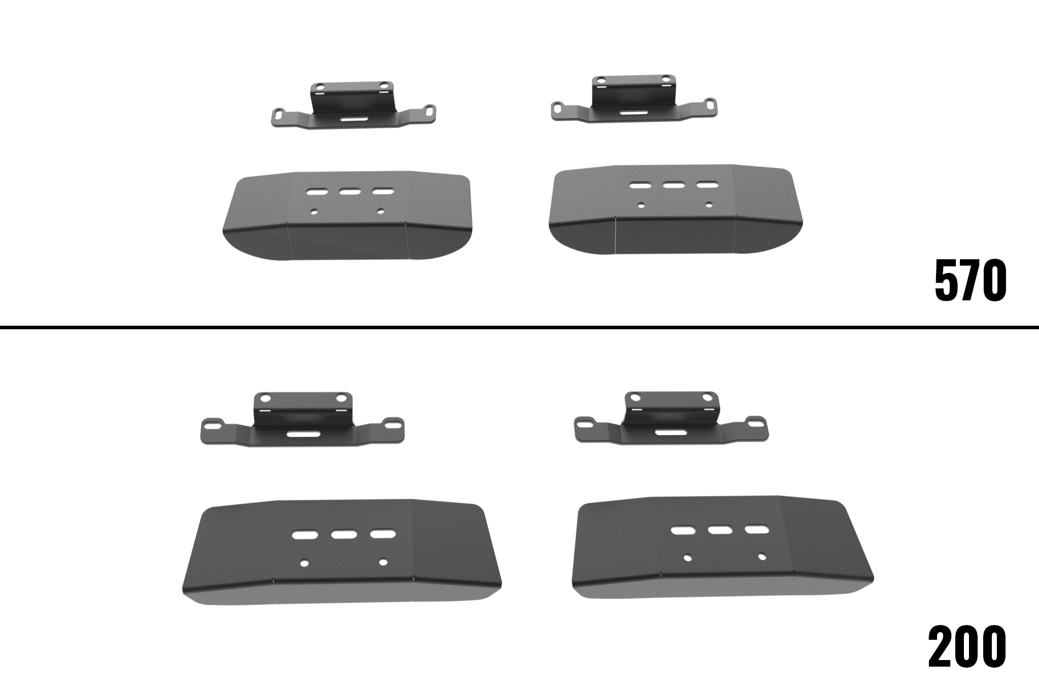 Land Cruiser Rear Seat Monitor Delete Panels | 200 Series & LX 570