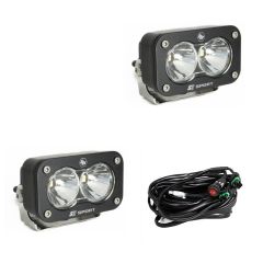 Baja Designs S2 Sport Black LED Auxiliary Light (Pair)